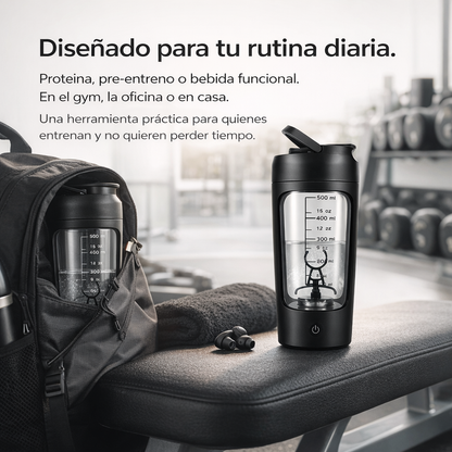 Shaker Axenfit™ — Proteína perfecta en 3 segundos
