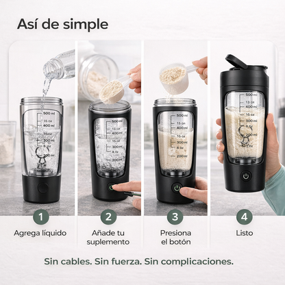 Shaker Axenfit™ — Proteína perfecta en 3 segundos